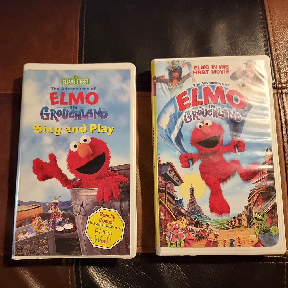 Elmo Grouchland VHS Tapes
